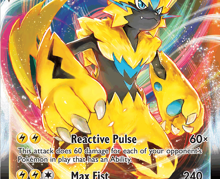Zeraora VMAX Pokemon Kaart