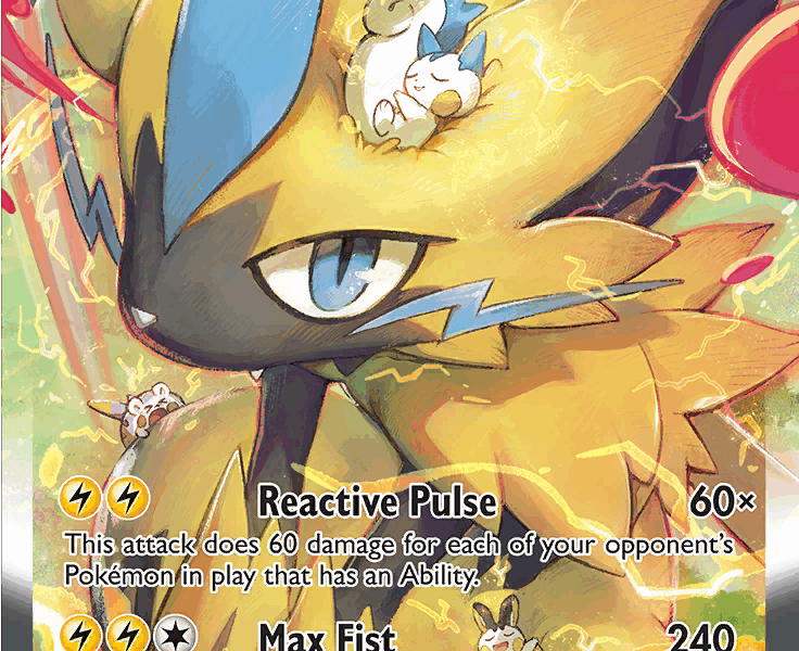 Zeraora VMAX Pokemon Kaart