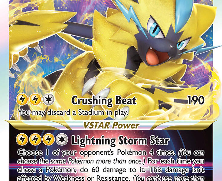 Zeraora VSTAR Pokemon Kaart