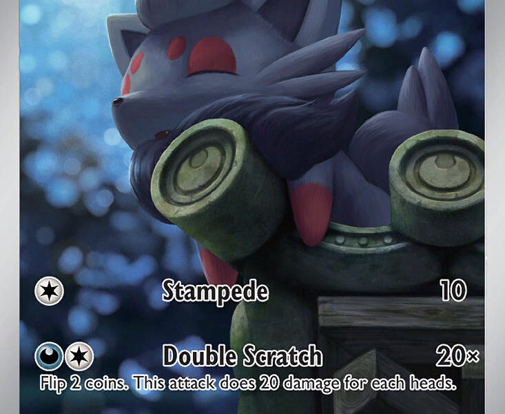 Zorua Pokemon Kaart