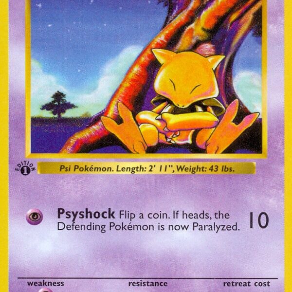 Abra Pokemon Kaart