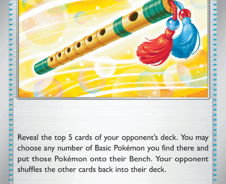 Accompanying Flute Pokemon Kaart