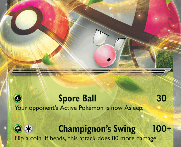 Amoonguss ex Pokemon Kaart