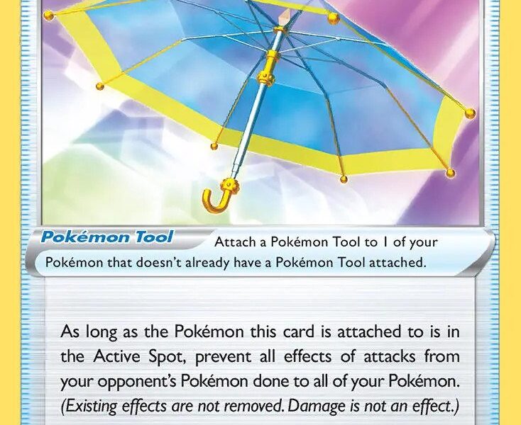 Big Parasol Pokemon Kaart