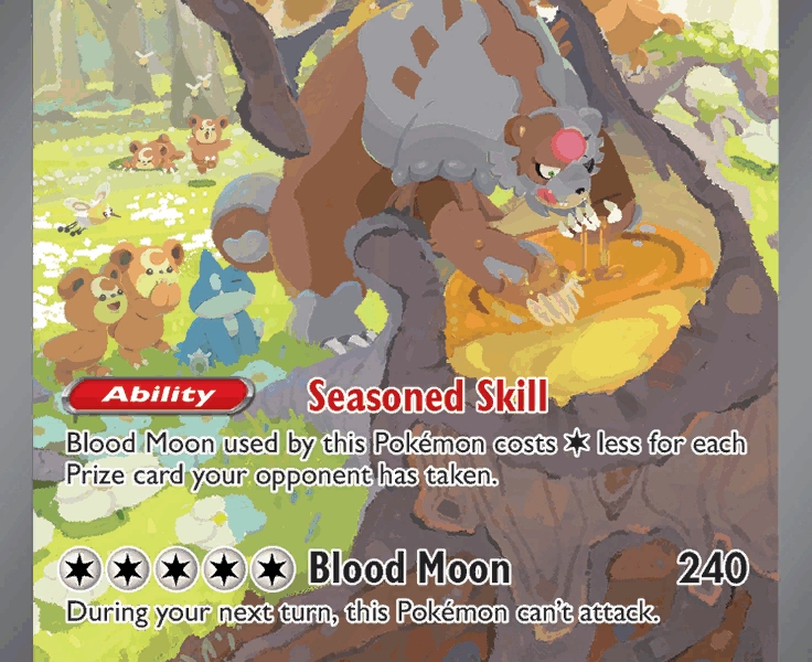 Bloodmoon Ursaluna ex Pokemon Kaart