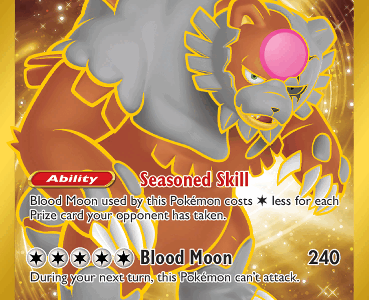 Bloodmoon Ursaluna ex Pokemon Kaart