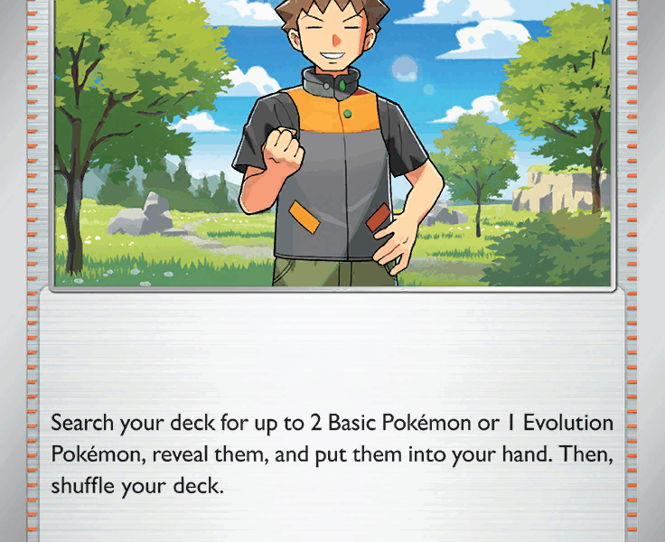 Brock’s Scouting Pokemon Kaart