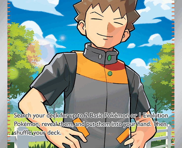 Brock’s Scouting Pokemon Kaart