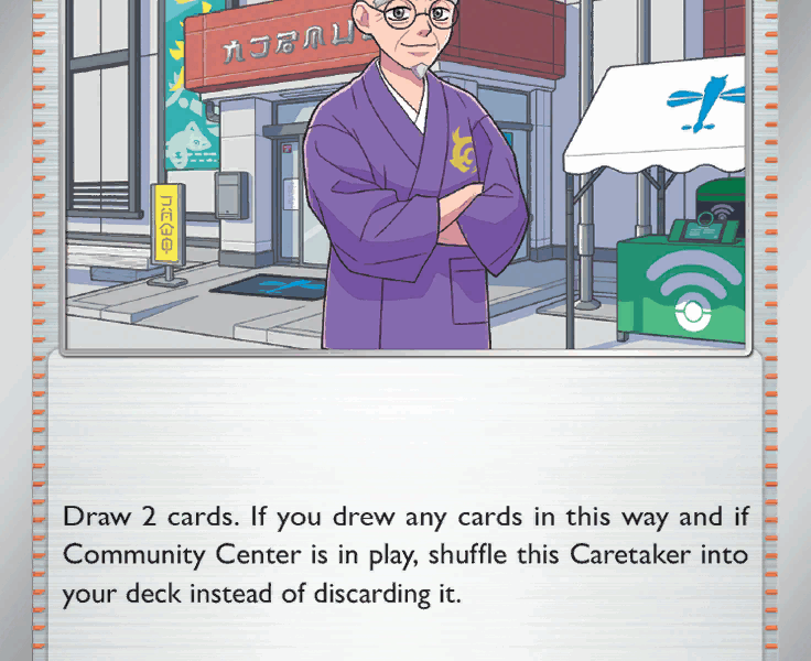 Caretaker Pokemon Kaart