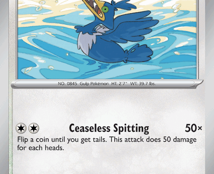 Cramorant Pokemon Kaart