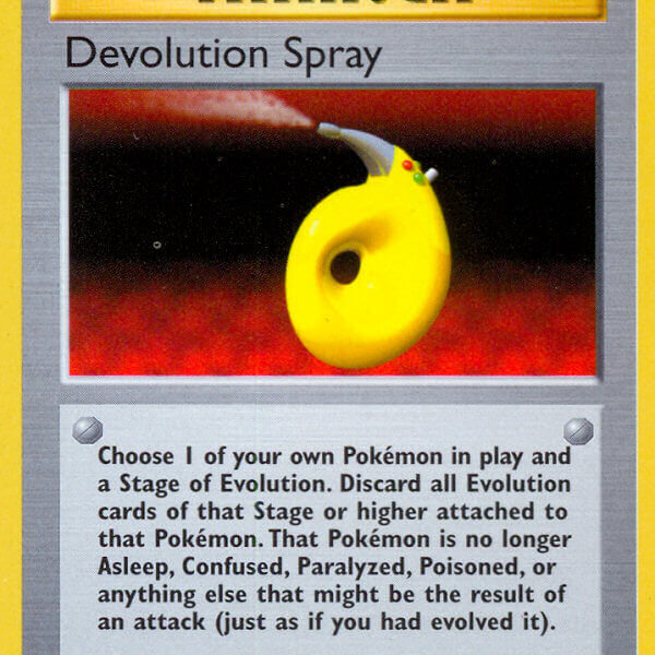 Devolution Spray Pokemon Kaart
