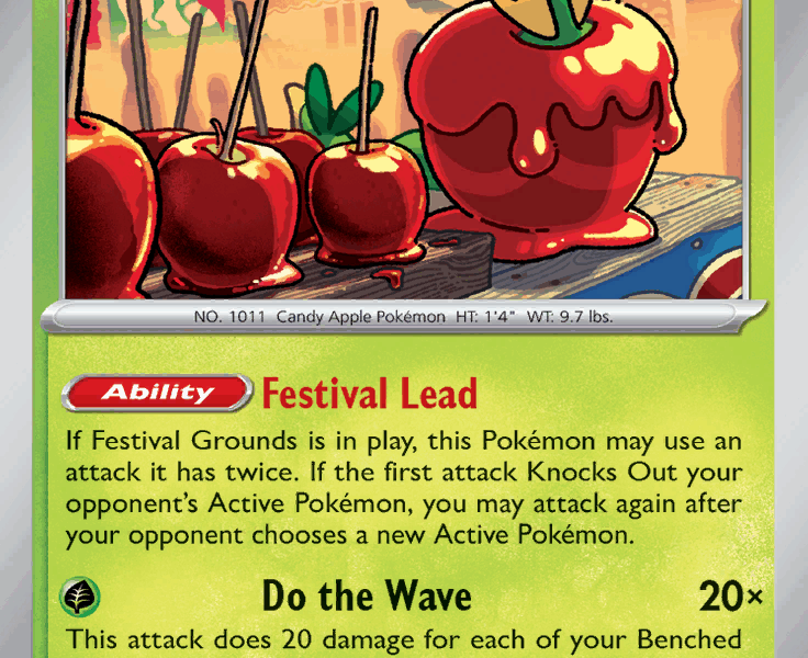 Dipplin Pokemon Kaart