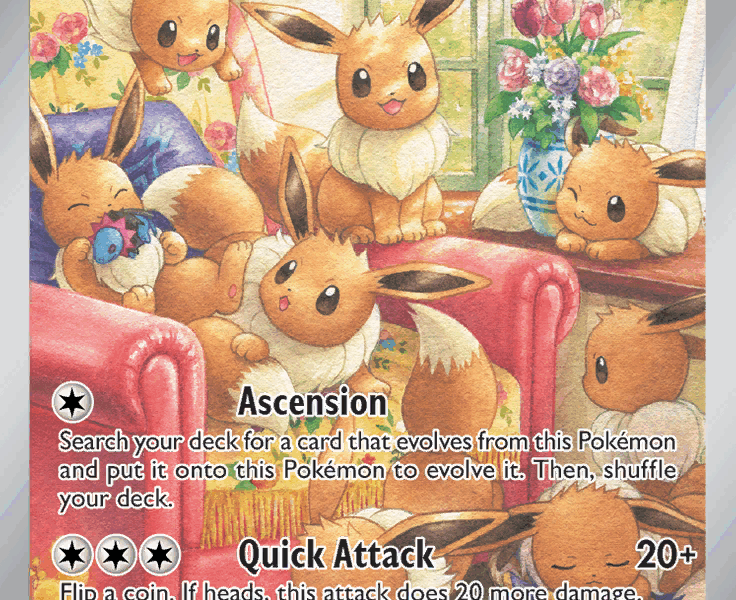 Eevee Pokemon Kaart