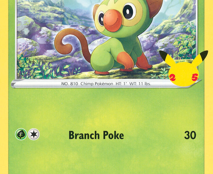 Grookey Pokemon Kaart