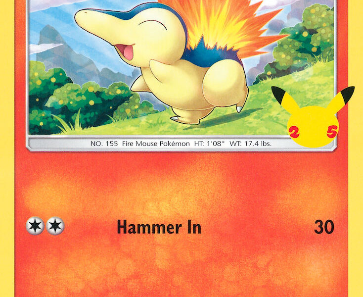 Cyndaquil Pokemon Kaart