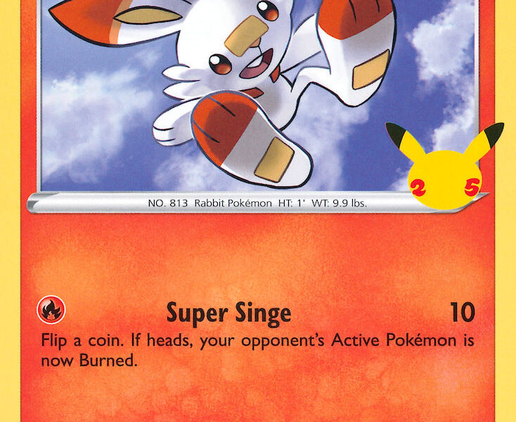 Scorbunny Pokemon Kaart