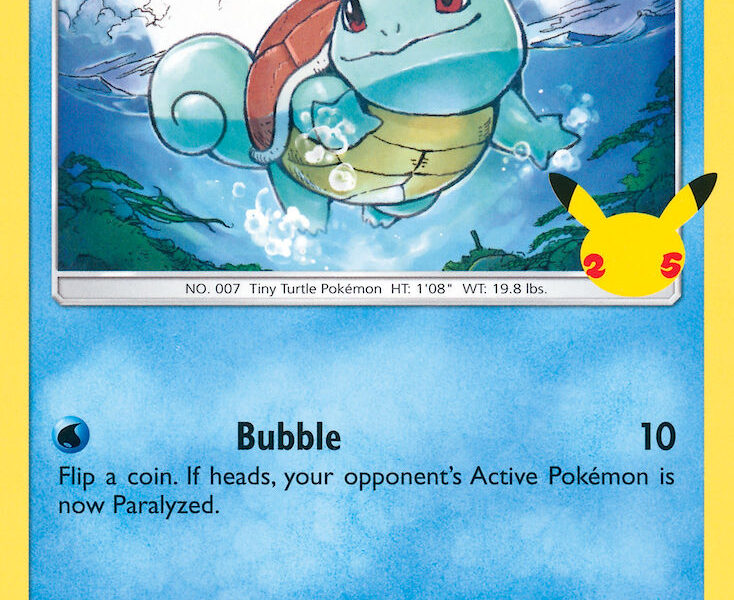 Squirtle Pokemon Kaart