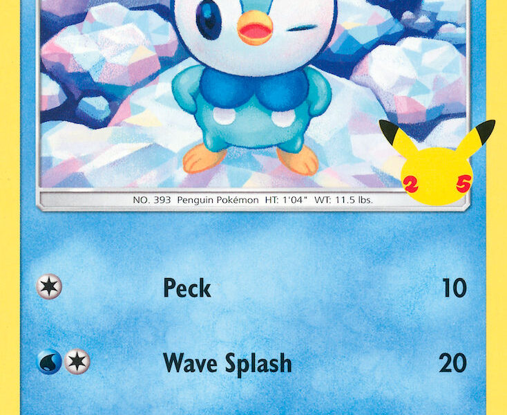 Piplup Pokemon Kaart