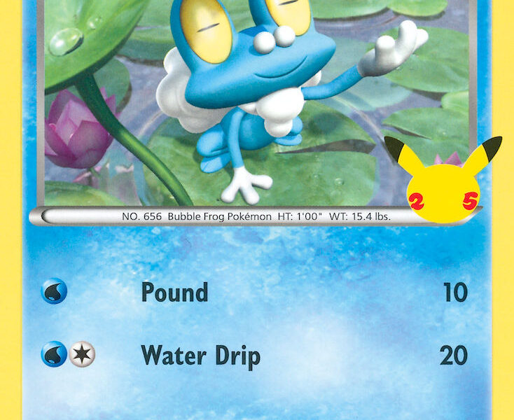 Froakie Pokemon Kaart