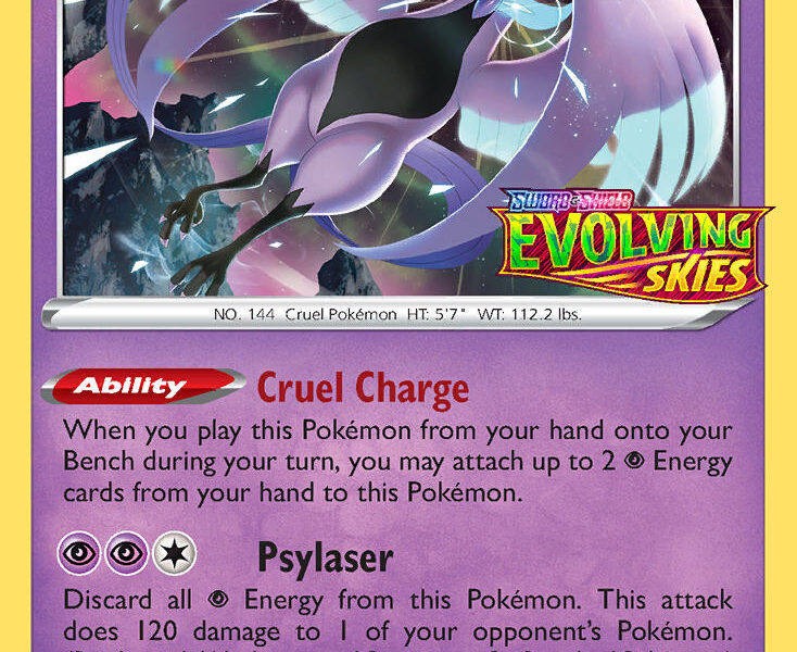 Galarian Articuno Pokemon Kaart