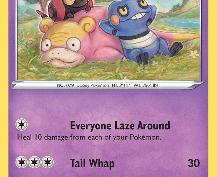 Galarian Slowpoke Pokemon Kaart