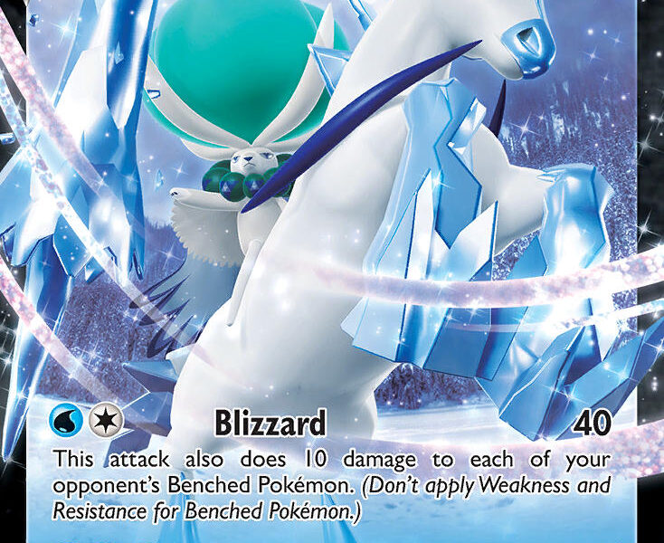 Ice Rider Calyrex V Pokemon Kaart