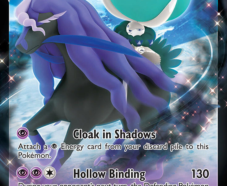 Shadow Rider Calyrex V Pokemon Kaart