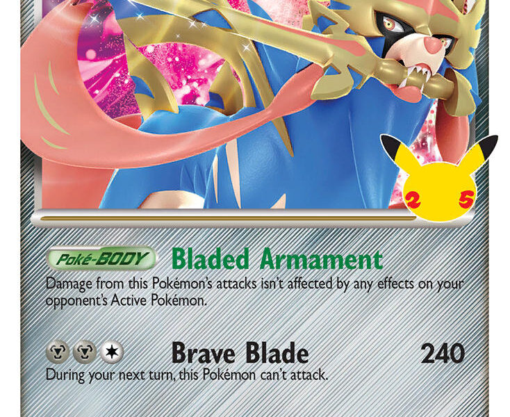 Zacian LV.X Pokemon Kaart