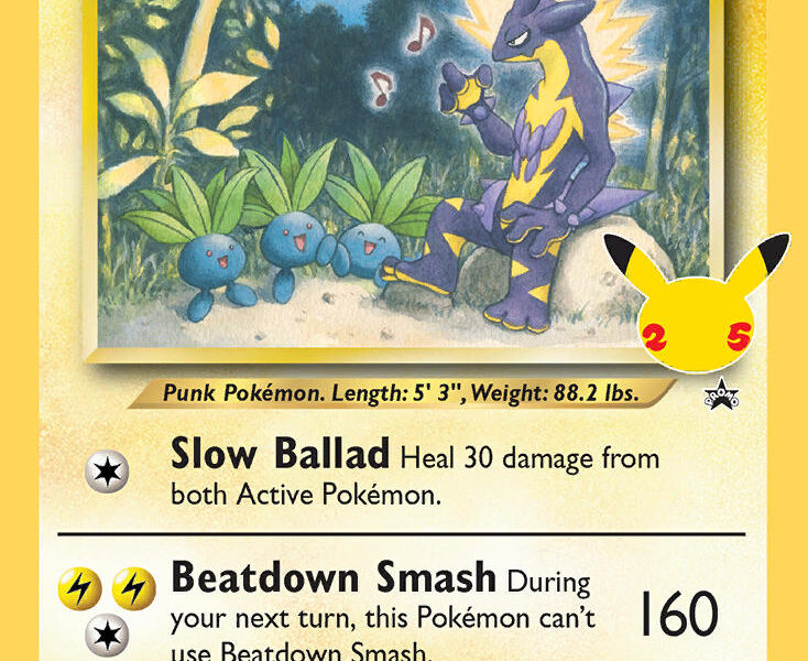 Light Toxtricity Pokemon Kaart