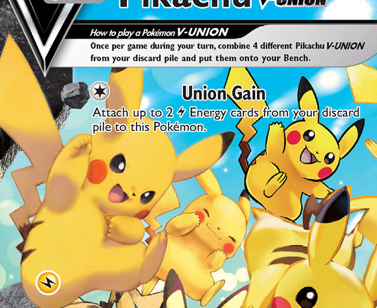 Pikachu V-UNION Pokemon Kaart