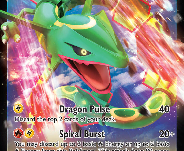 Rayquaza V Pokemon Kaart