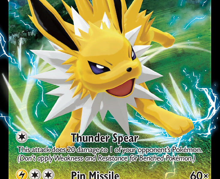 Jolteon V Pokemon Kaart