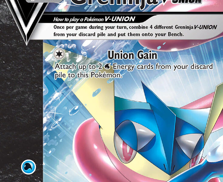 Greninja V-UNION Pokemon Kaart
