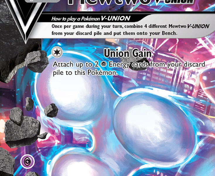 Mewtwo V-UNION Pokemon Kaart