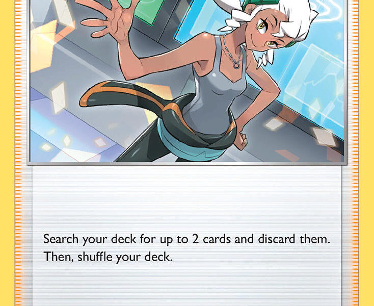 Professor Burnet Pokemon Kaart