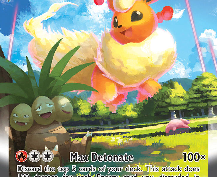 Flareon VMAX Pokemon Kaart