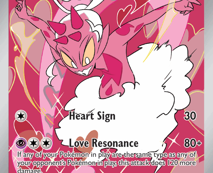 Enamorus Pokemon Kaart