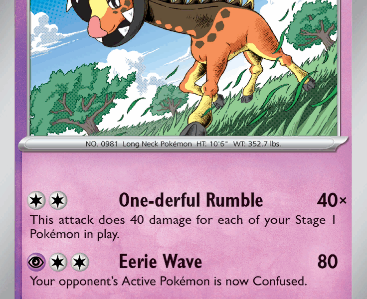 Farigiraf Pokemon Kaart
