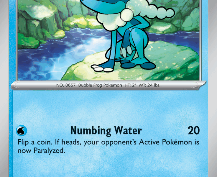 Frogadier Pokemon Kaart