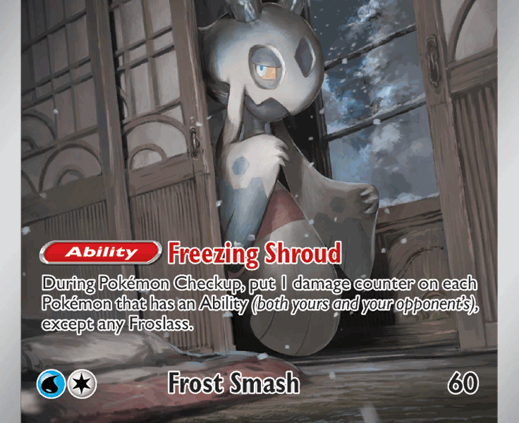 Froslass Pokemon Kaart