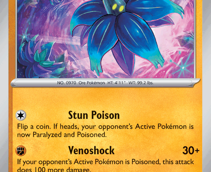Glimmora Pokemon Kaart