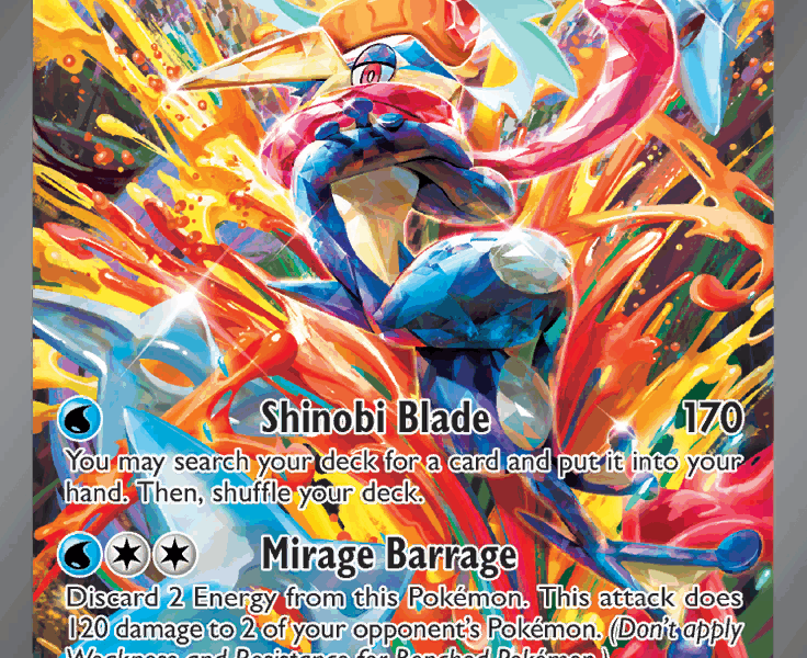 Greninja ex Pokemon Kaart