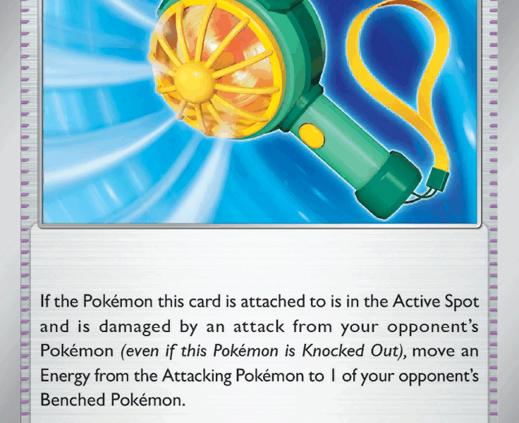 Handheld Fan Pokemon Kaart