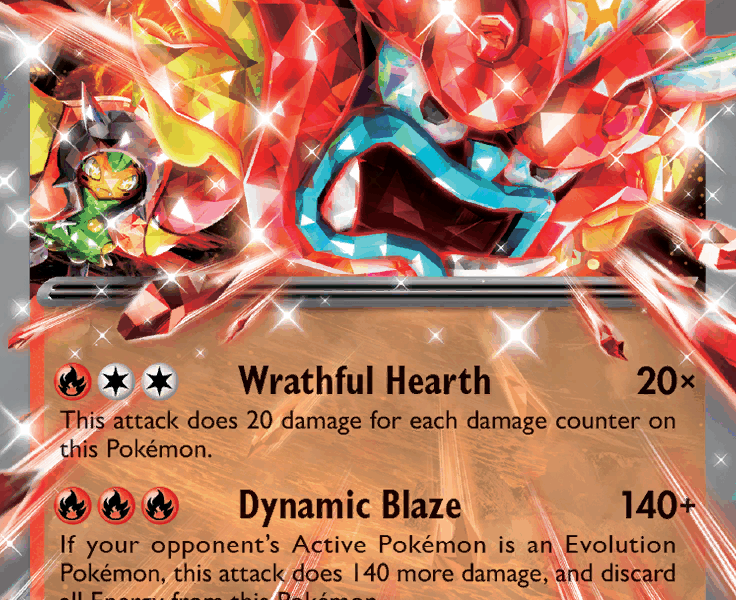 Hearthflame Mask Ogerpon ex Pokemon Kaart
