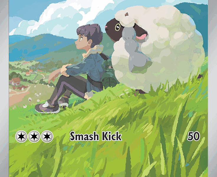 Hop’s Wooloo Pokemon Kaart