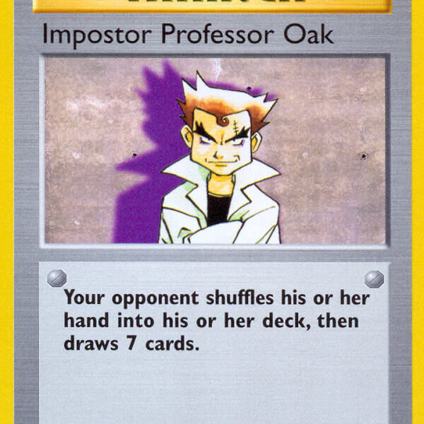 Impostor Professor Oak Pokemon Kaart