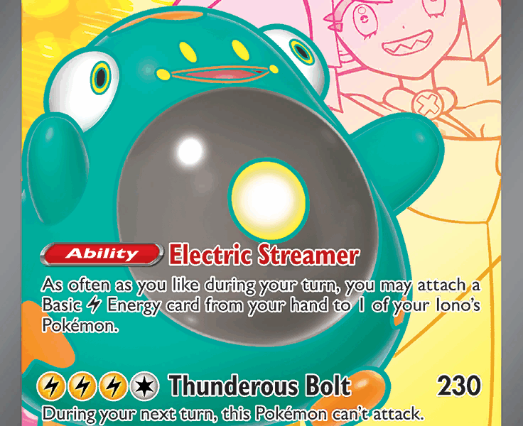 Iono’s Bellibolt ex Pokemon Kaart