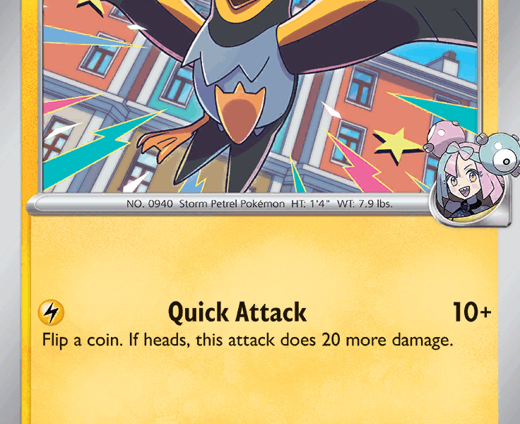 Iono’s Wattrel Pokemon Kaart