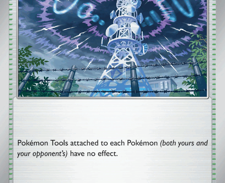 Jamming Tower Pokemon Kaart