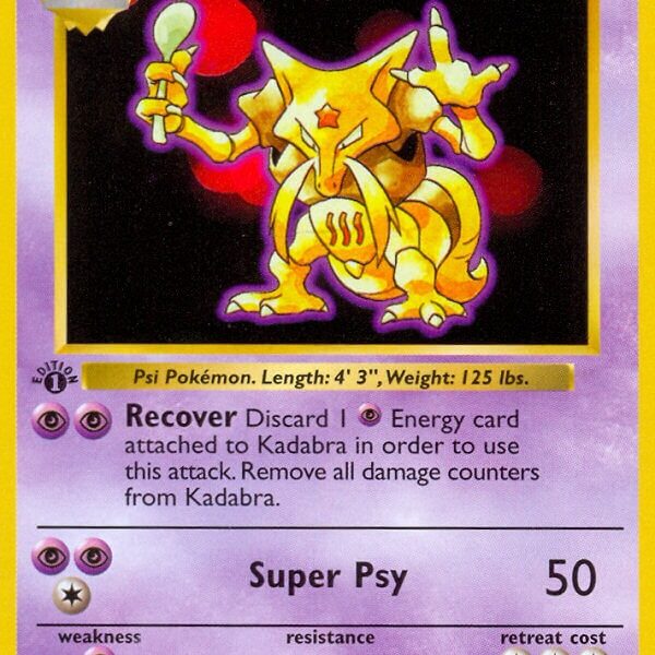 Kadabra Pokemon Kaart